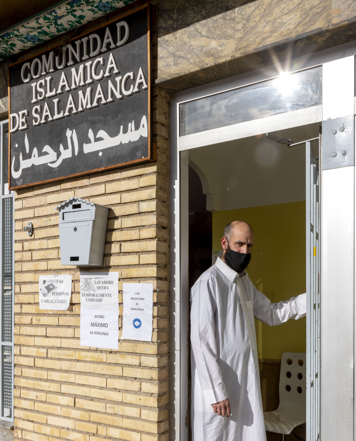 El presidente de la Comunidad Islámica de Salamanca, Ahmed Lazrek