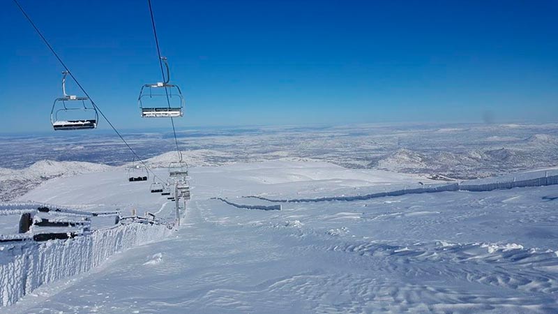  La estación de esquí ha sido uno de los puntos más fríos de toda España