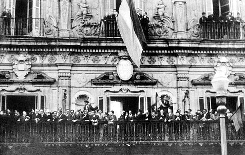  Proclamación de la II República en Salamanca