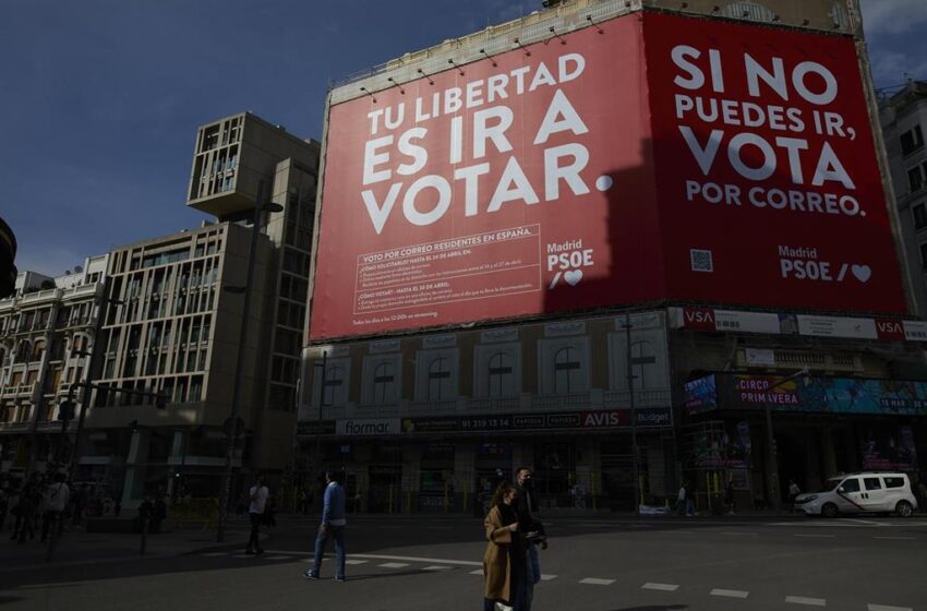  La Junta Electoral Provincial valida la nueva lona del PSOE en Callao al limitarse a promover el voto