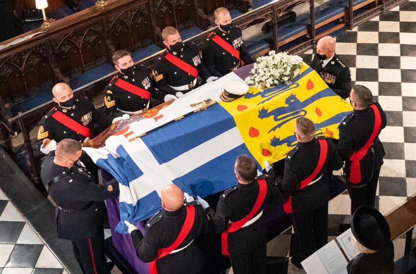  Reino Unido despide con un funeral reducido al duque de Edimburgo