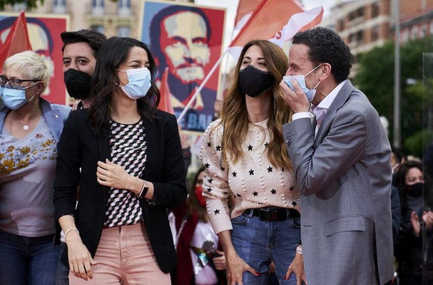 Arrimadas cierra la campaña en Madrid afirmando que la «sensatez» de Ciudadanos enterrará el «odio» en las urnas