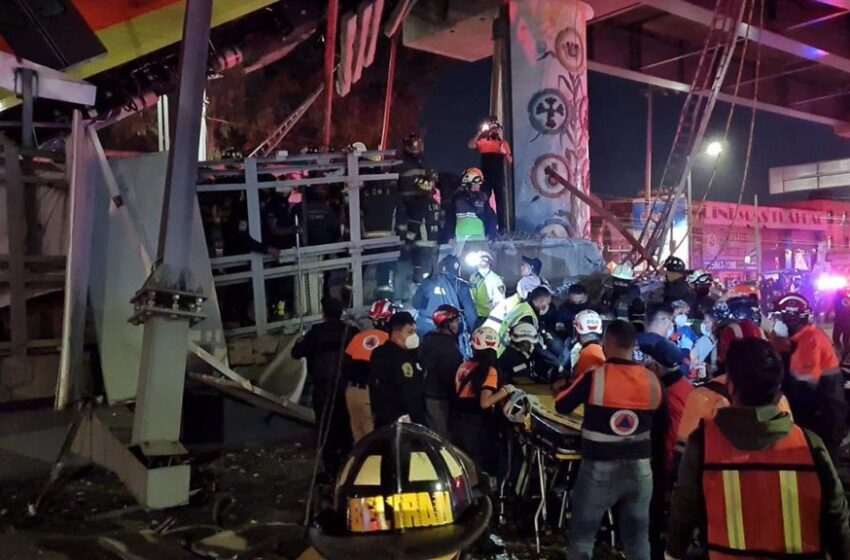  Al menos 15 muertos y 70 heridos en el desplome de la Línea 12 del Metro de Ciudad de México