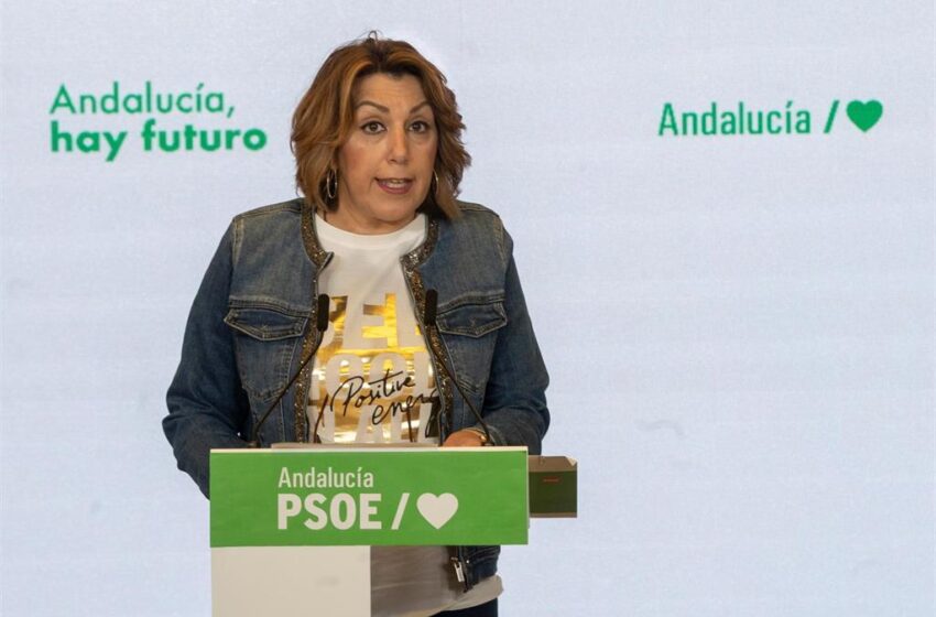  Susana Díaz rechaza los peajes en autovías que plantea el Gobierno: «Son impuestos que se cargan sobre los trabajadores»