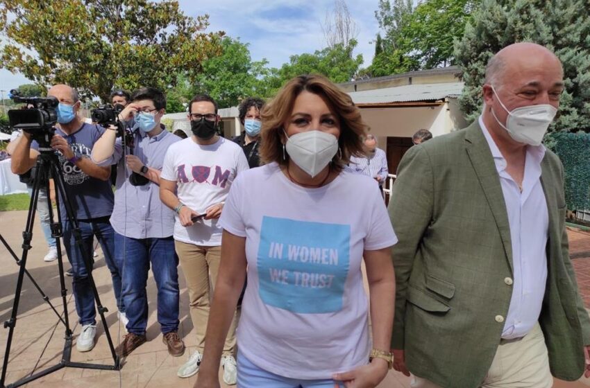  Susana Díaz dice saber que ella no es la candidata de Madrid, pero sí quiere serlo «de los militantes» del PSOE-A
