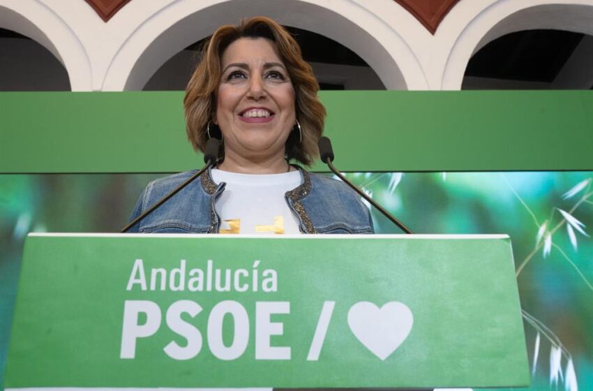  Susana Díaz no afronta las primarias como «segunda vuelta de nada» sino para que primen en PSOE-A «militancia y talento»