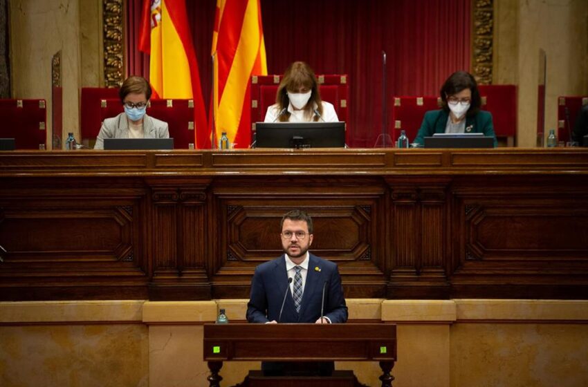  Aragonès pide a Junts «cumplir su palabra» e investirlo para evitar la repetición electoral