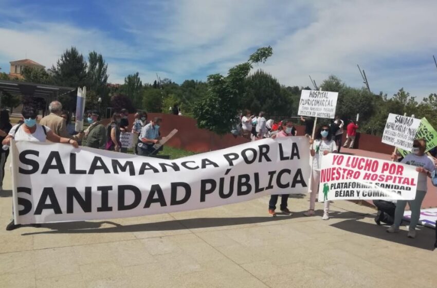  Fevesa, como miembro de la Plataforma de Salamanca por la sanidad pública, apoya la marcha
