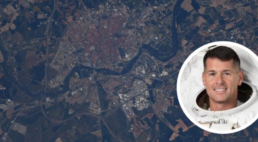  Se pasó de órbita: un astronauta de la NASA se acuerda de la paella «de Salamanca» mientras sobrevuela la ciudad