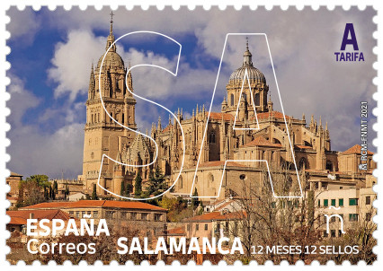 Salamanca, protagonista de un nuevo sello de Correos que comienza a emitirse este martes
