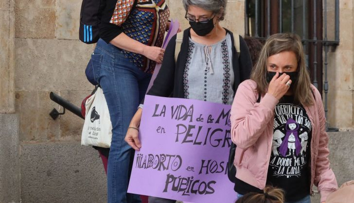  El Movimiento Feminista de Salamanca sale a la calle para reclamar «un derecho efectivo al aborto»
