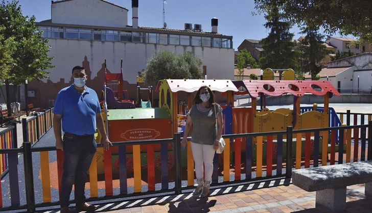  El parque de la Huerta en Peñaranda reabre sus puertas tras más de 120.000 euros de inversión