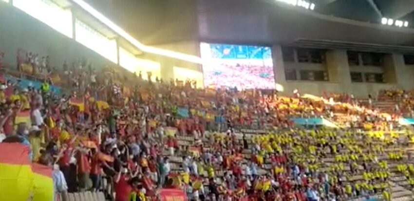  VÍDEO | La afición salmantina se deja notar en el debut de España en la Eurocopa