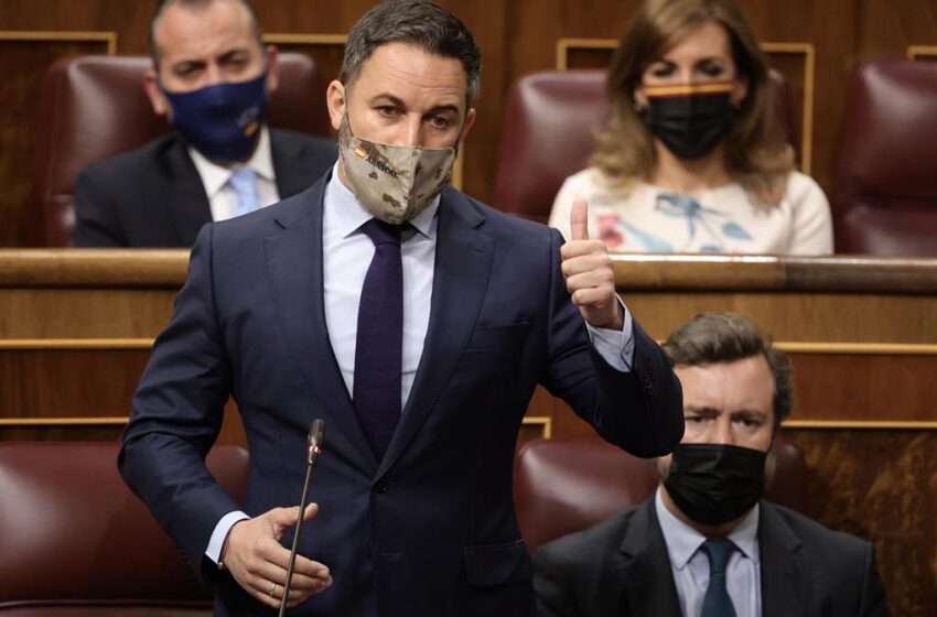  Abascal amenaza con presentar otra moción de censura a Pedro Sánchez