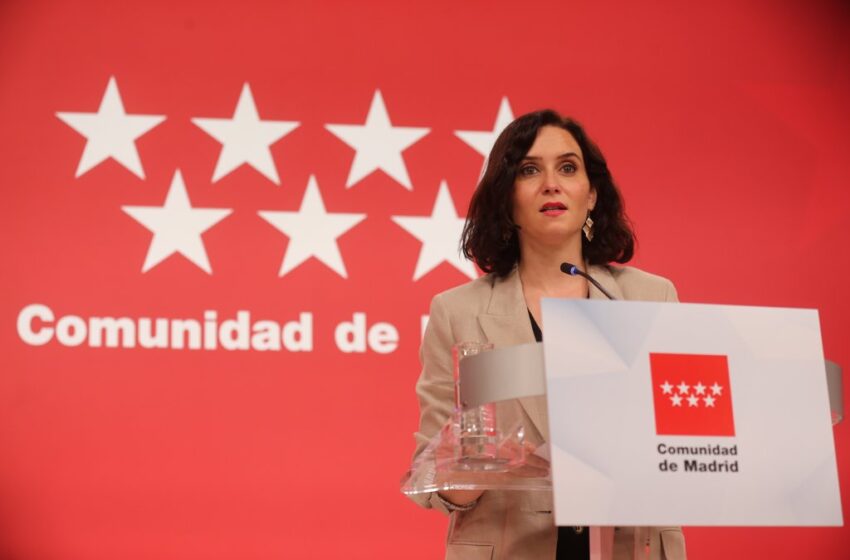  Ayuso traslada la «repulsa y total condena» de la Comunidad a los indultos: «Hoy se humilla a los españoles»