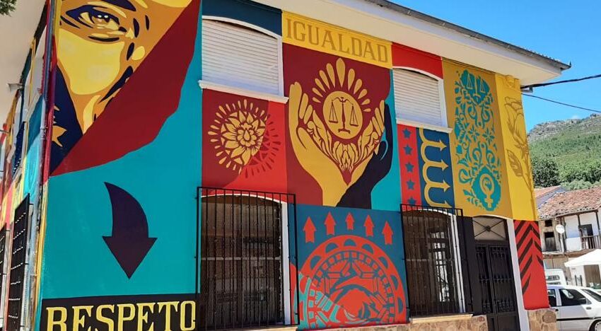  Garcibuey suma un mural dedicado a ‘la igualdad y el respeto’ a Graffitibuey