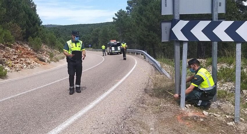 Dos motoristas pierden la vida en sendos accidentes de tráfico en Castilla y León