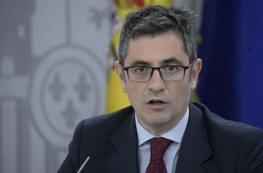 Bolaños dice que lo «esencial» en Cataluña es que haya acuerdo para después fijar con qué «mecanismo» debe validarse