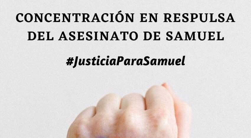  La Plaza Mayor acogerá hoy lunes una concentración en repulsa por el asesinato de Samuel