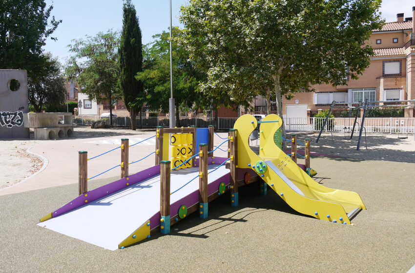  La atracción accesible para los niños se puede disfrutar en el Parque Ciudad de los Niños de Carbajosa