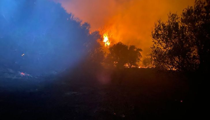  El incendio del Salto de Saucelle que estuvo a punto de afectar a varias casas fue intencionado