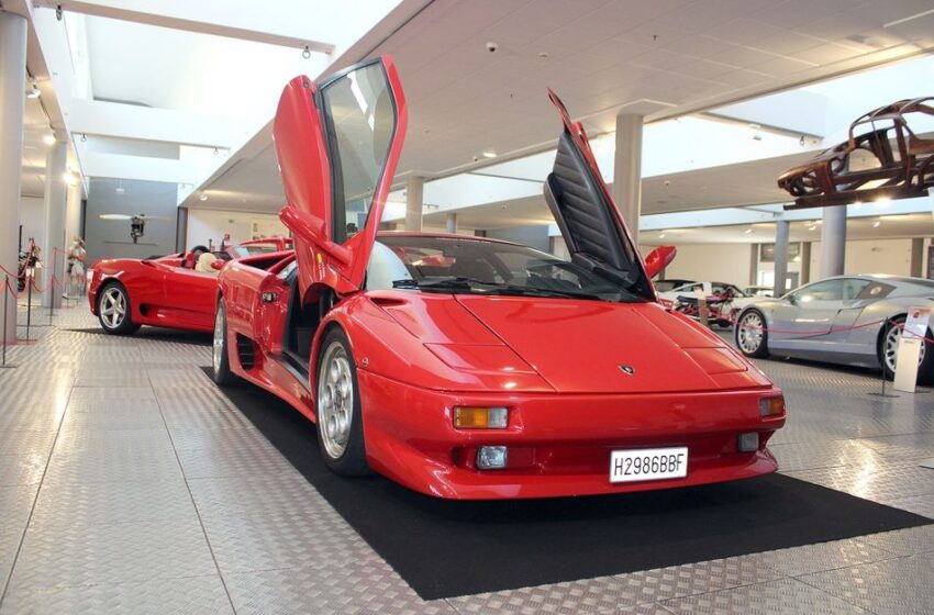  El Museo de Automoción exhibe un Lamborghini Diablo del año 1991 de la muestra ‘Automoción y Diseño Italiano’