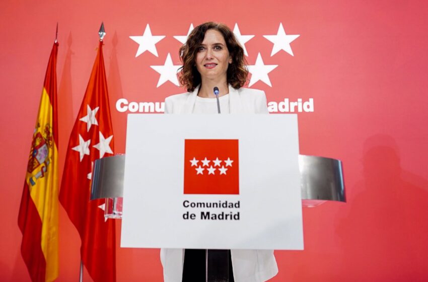  Ayuso eliminará todos los impuestos propios de la Comunidad de Madrid