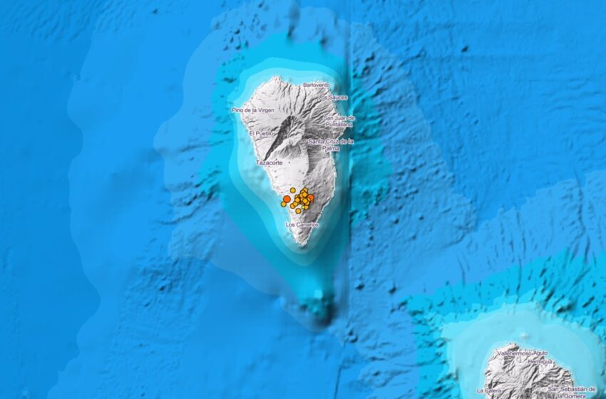 Localizan un terremoto de magnitud 3,3 en el municipio de Fuencaliente en La Palma