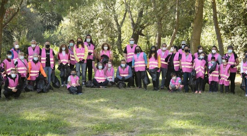  Limpieza del entorno del Puente Romano gracias al voluntariado ambiental en Salamanca