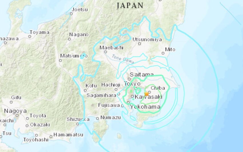  Un terremoto de magnitud 5,9 sacude Tokio, el más intenso desde 2011
