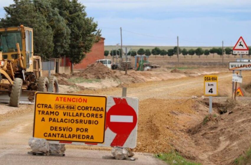  590.000 euros para mejorar la conexión entre Villalfores y Palaciosrubios