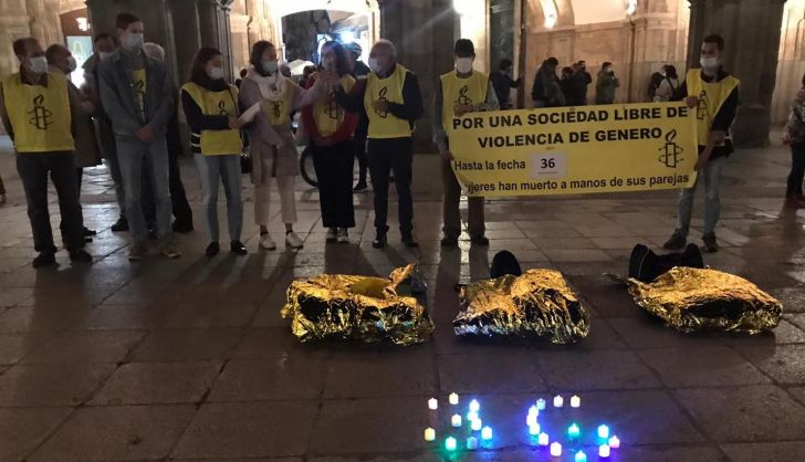 Amnistía Internacional Salamanca pide el fin de la violencia de género