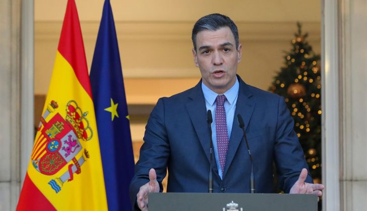  Pedro Sánchez despide un 2021 «repleto de retos» y que «ha demostrado que es posible una España mejor»