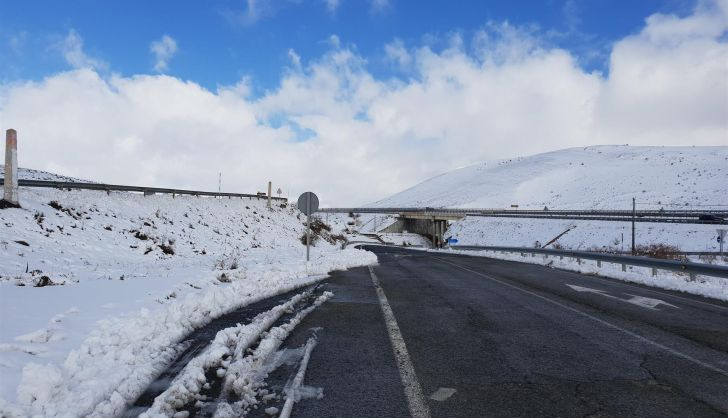  Estas son las 62 carreteras afectadas por la nieve en este Día de la Inmaculada