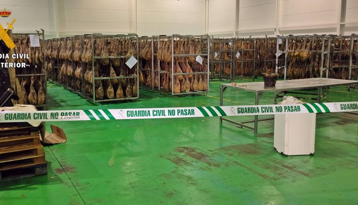  La Guardia Civil investiga a empresas salmantinas por un presunto fraude en la comercialización de productos ibéricos
