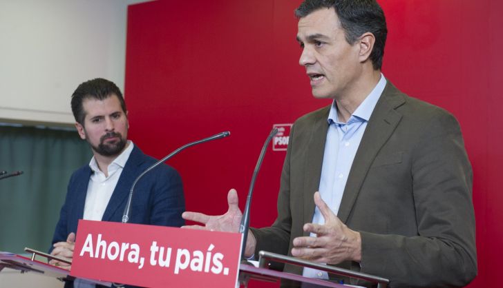  Sánchez pide a «todas las fuerzas progresistas» que «llenen las urnas de cambio y esperanza»