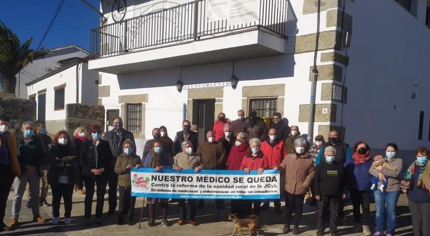  Las protestas de los vecinos en los pueblos contra Mañueco aumentan
