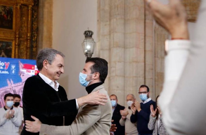  Zapatero, en Salamanca: “No ha habido nada de verdad en el Gobierno de Mañueco con Ciudadanos”