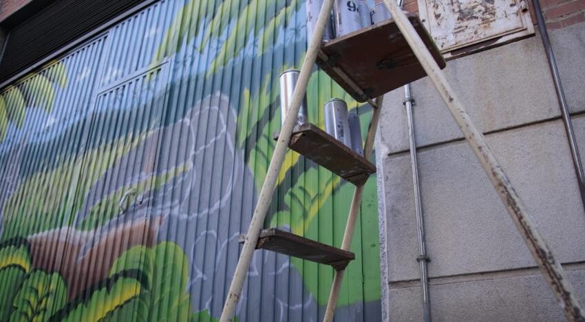  Santa Marta de Tormes se llena de arte callejero con siete murales del I Concurso de Grafitis Santam’Arte