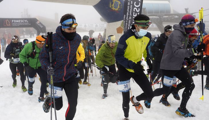  El Snowcross La Covatilla corona a Ángel Matesanz y Luz de Alba García como campeones de snowrunning de Castilla y León