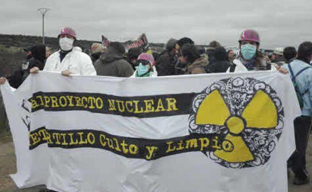 Protestas contra las minas de uranio en la provincia de Salamanca.