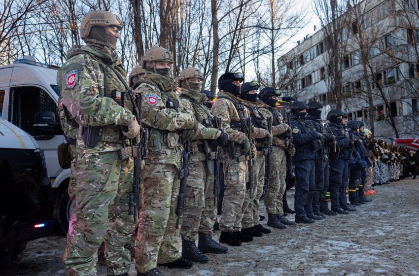  El Ejército de Ucrania realiza un histórico ejercicio a gran escala en Chernóbil en plena tensión con Rusia