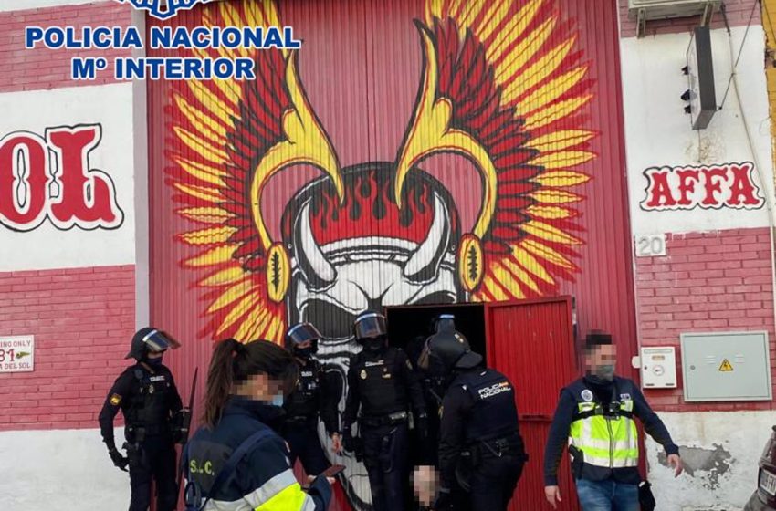  Detenidas nueve personas de los Ángeles del Infierno, dos de ellas en Málaga, por tráfico de anabolizantes