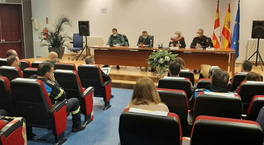  Reunión para coordinar la seguridad en Salamanca con motivo de las elecciones a las Cortes de CyL