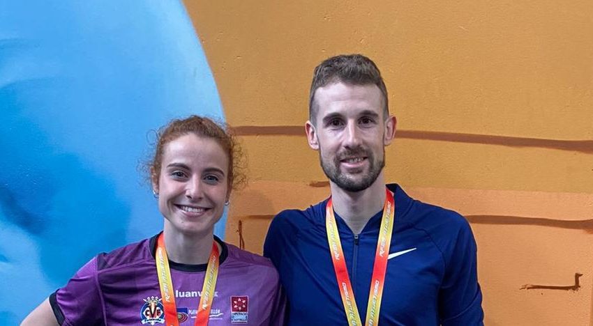  Álvaro de Arriba y Lorena Martín estrenan su oro Nacional siendo tercero y sexta en el World Indoor Tour de Madrid