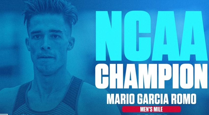  El salmantino Mario García Romo hace historia en Estados Unidos: primer español campeón de la NCAA indoor