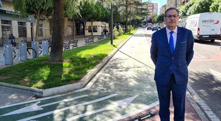  Salamanca mejora la movilidad sostenible con un tramo de carril bici que une Ciudad Jardín y Salesas