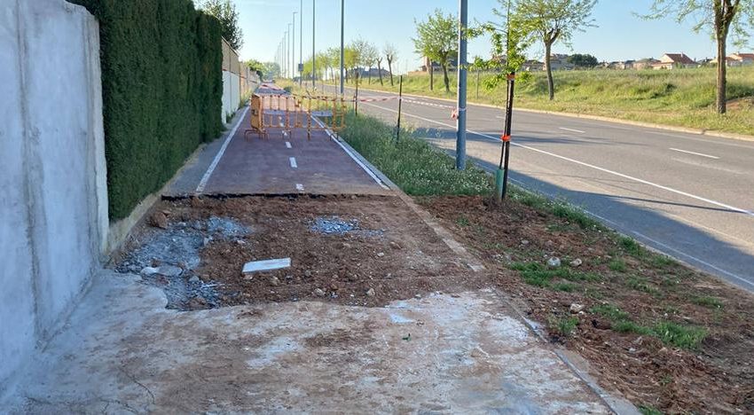  Carbajosa inicia las obras del carril bici que la unirá con Salamanca y con la Vía Verde de la Plata