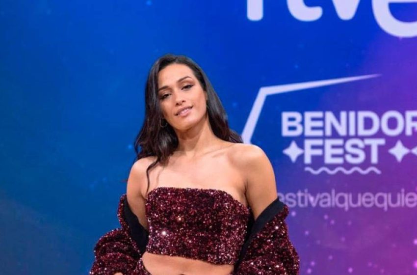  El impresionante vestido flamenco de Chanel Terrero en la apertura de Eurovisión