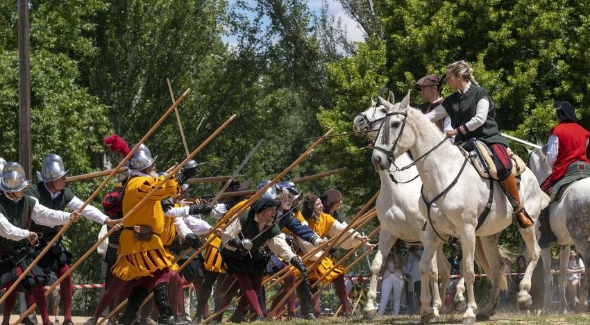  Salamanca recrea junto al Tormes la batalla de los Tercios Españoles
